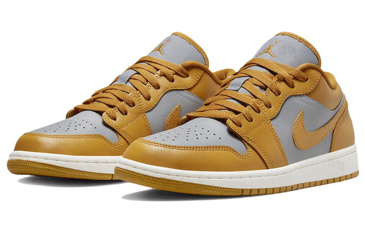 Jordan Air Jordan 1 Low Grey Yellow — фото 2