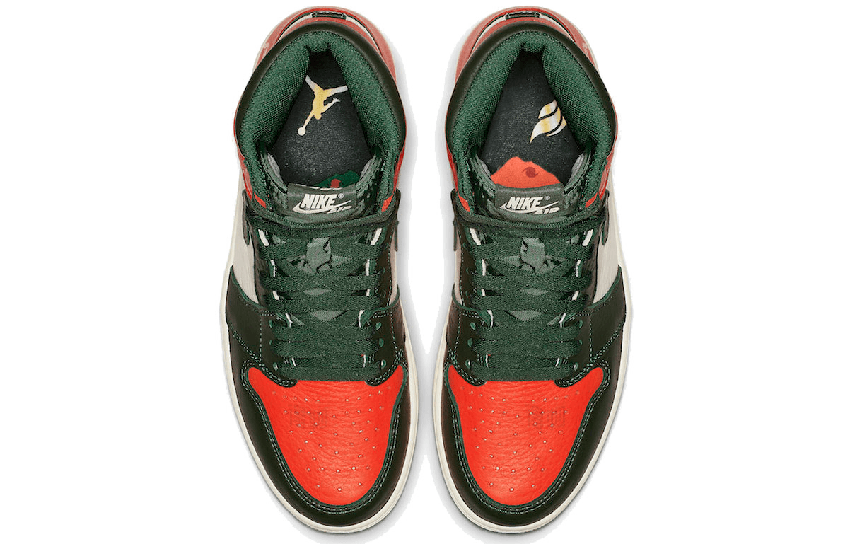 Jordan SoleFly x Air Jordan 1 Retro High OG Orange — фото 3