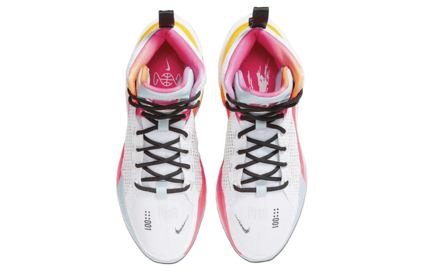 Nike Air Zoom G.T. Jump White Blue Orange — фото 3