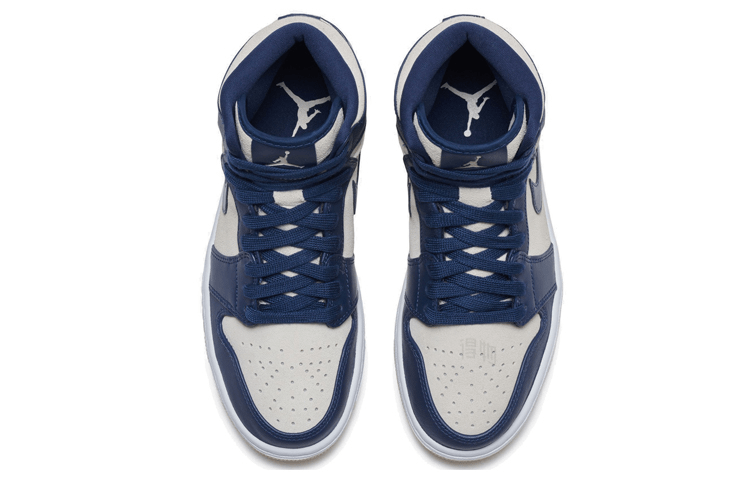 Jordan Air Jordan 1 Retro Premium Midnight Navy Light Cream — фото 2