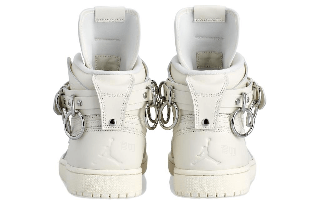 Jordan COMME DES GARCONS SHIRT x Jordan Air Jordan 1 Homme Plus White — фото 4