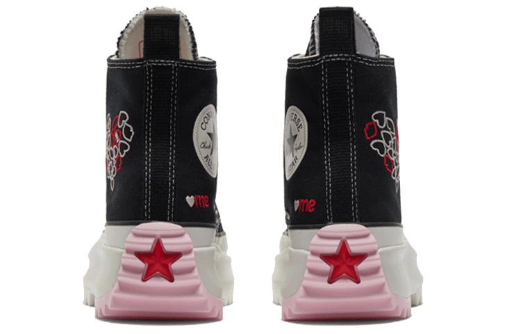 Converse Run Star Hike Black White Red — фото 4