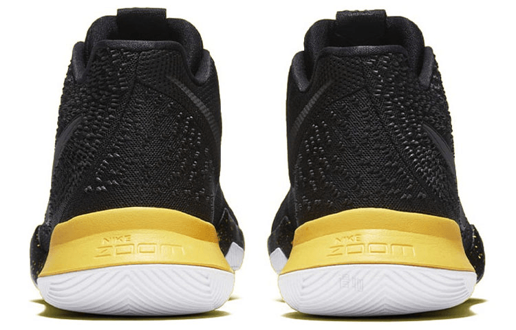 Nike Kyrie 3 Black Yellow — фото 4