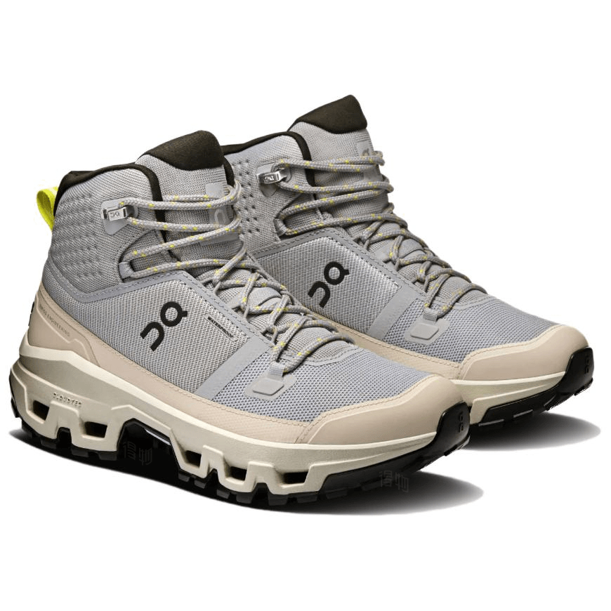 On Cloudrock Mid WP Grey White — фото 1