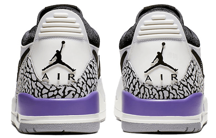 Jordan Legacy 312 Low White Yellow Purple — фото 4