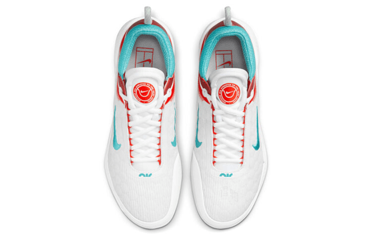 Nike Court Zoom NXT White Red — фото 3