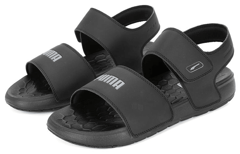 Puma Softride Sandal Pure Black — фото 2
