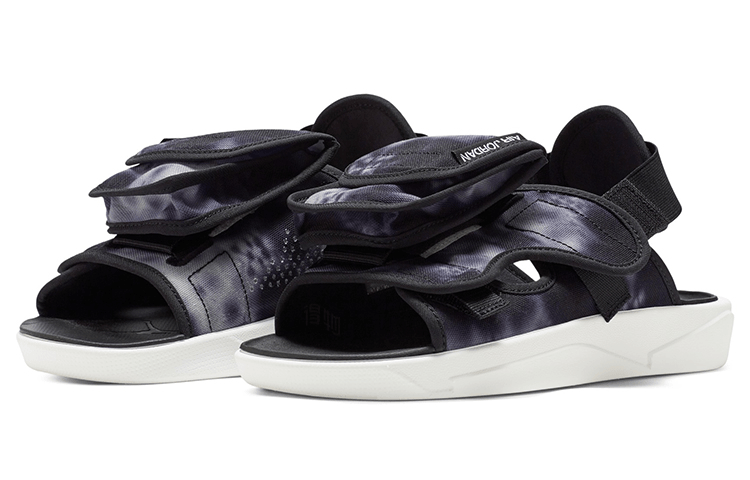 Jordan Air Jordan LS Slide Black White Tie-Dye — фото 2