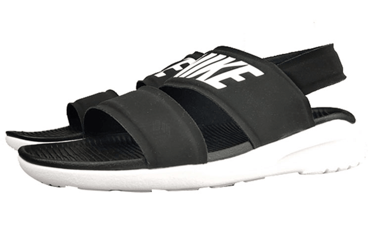 Nike Tanjun Sandal Black White — фото 2