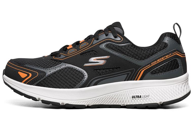 Skechers/斯凯奇 Skechers GO RUN Consistent Black Orange