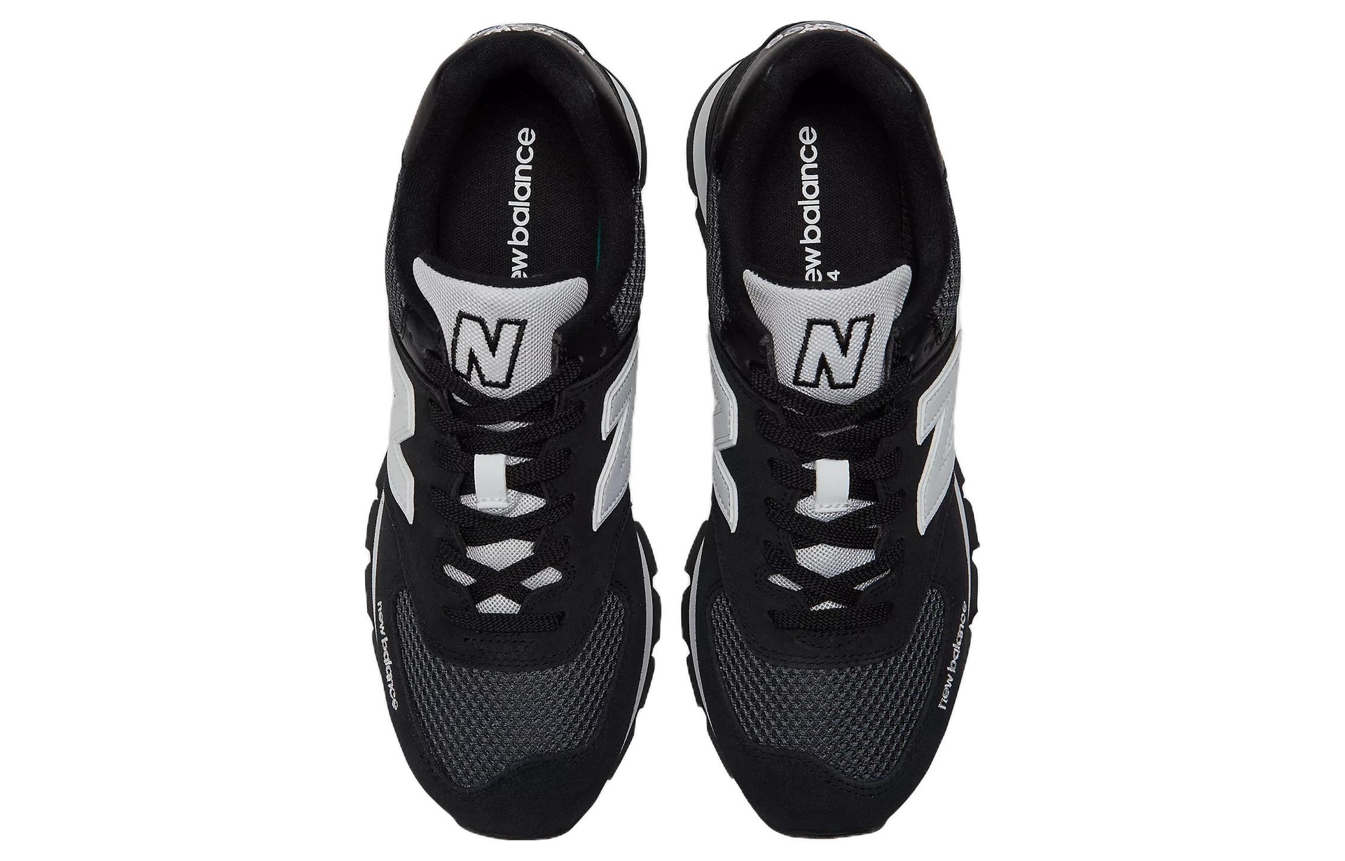 New Balance 574 Black White — фото 4