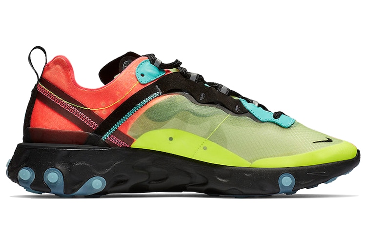 Nike React Element 87 "Volt Racer Pink" — фото 1