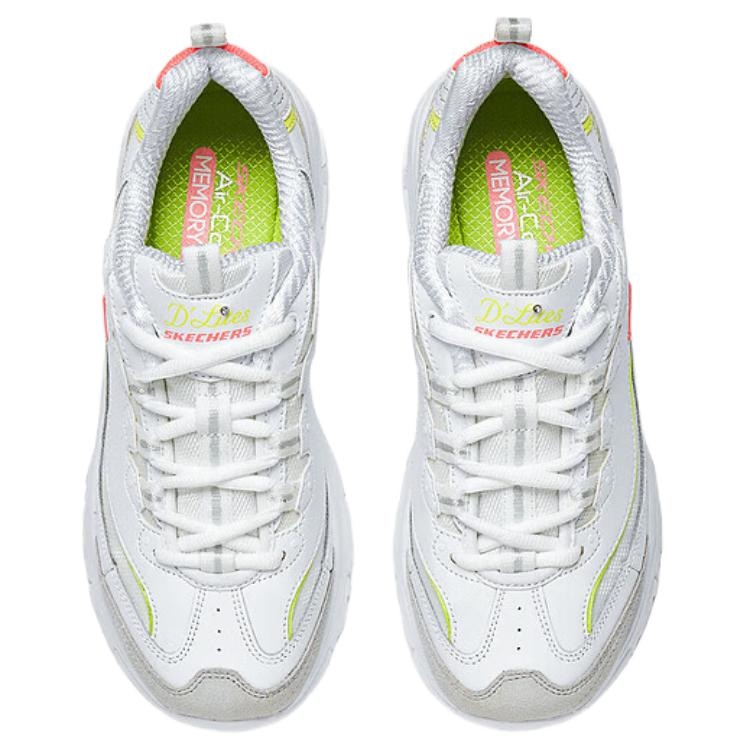Skechers DLITES White Yellow — фото 3