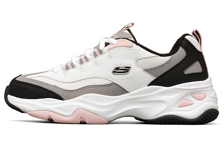 Skechers/斯凯奇 Skechers D'Lites White Black Pink