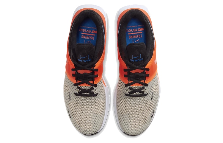 Nike Renew Fusion White Orange — фото 3