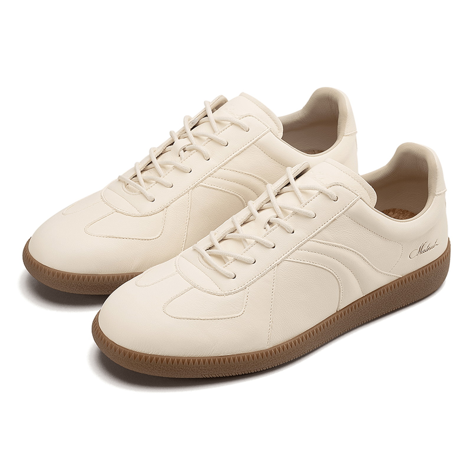 Matnut Vintage Casual Leather Shoes White — фото 2