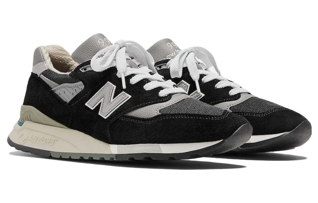 New Balance 998 Black Grey — фото 1