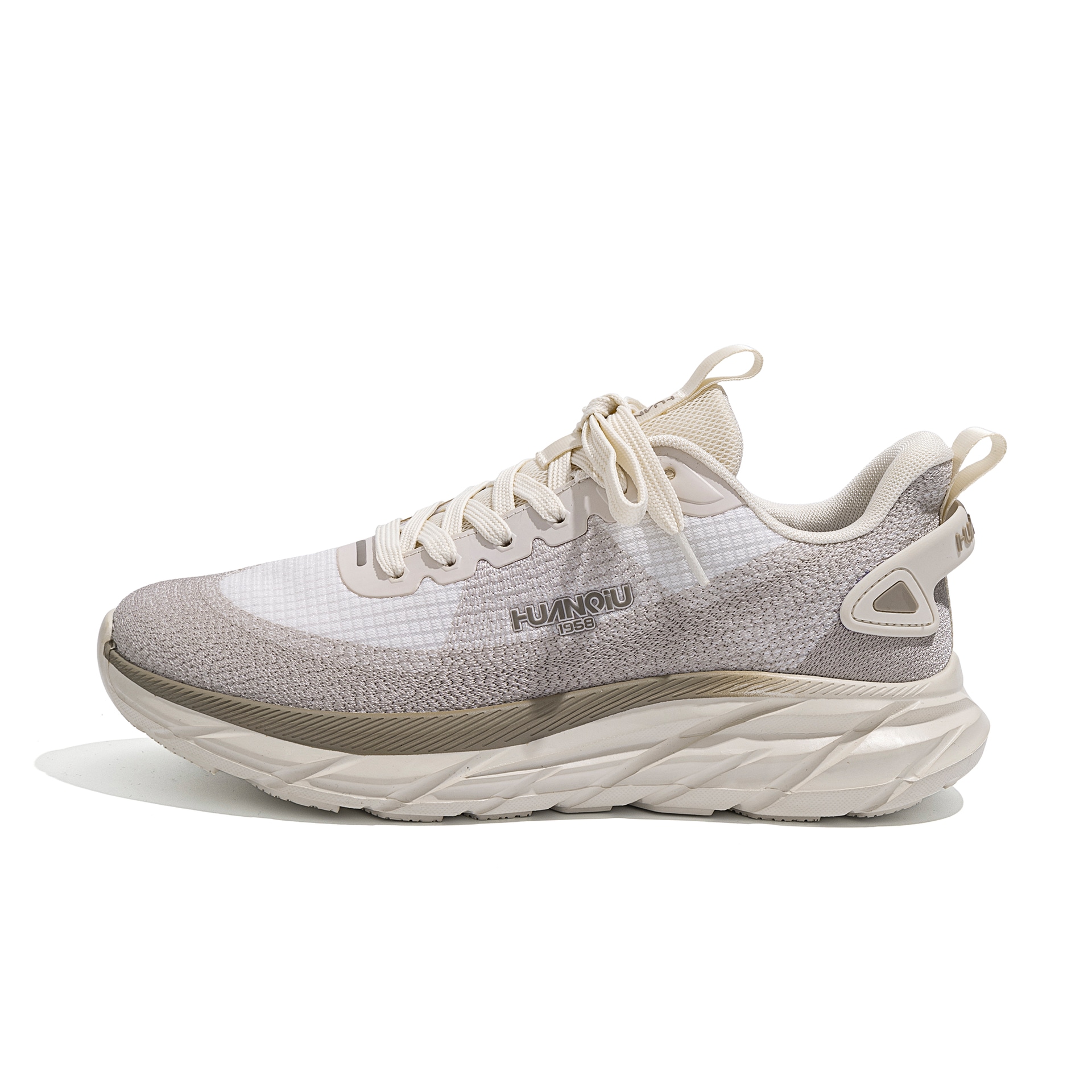 环球 HUANQIU HUANQIU Fashion Casual Running Shoes Khaki Grey