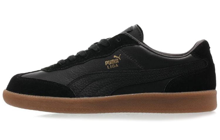 PUMA/彪马 PUMA Liga Leather Black