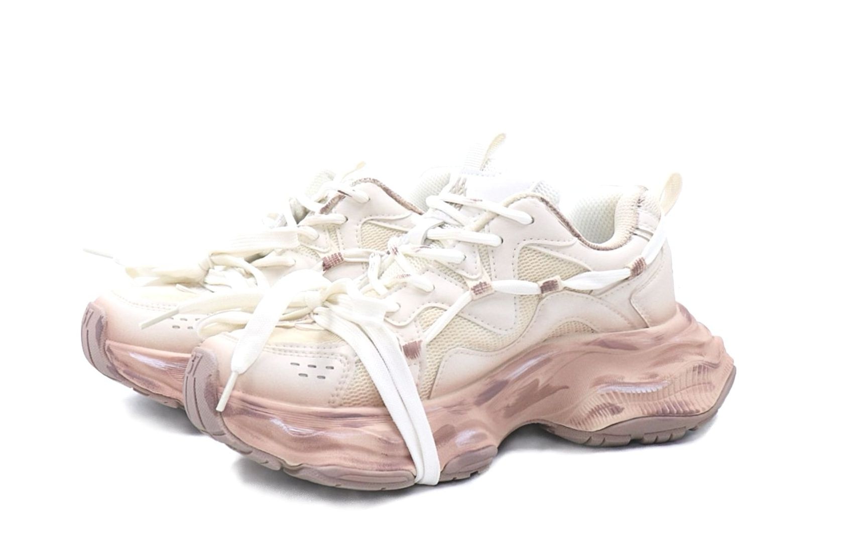 Kappa Leaf Warm Winter Low Dad Shoes Off-White — фото 2