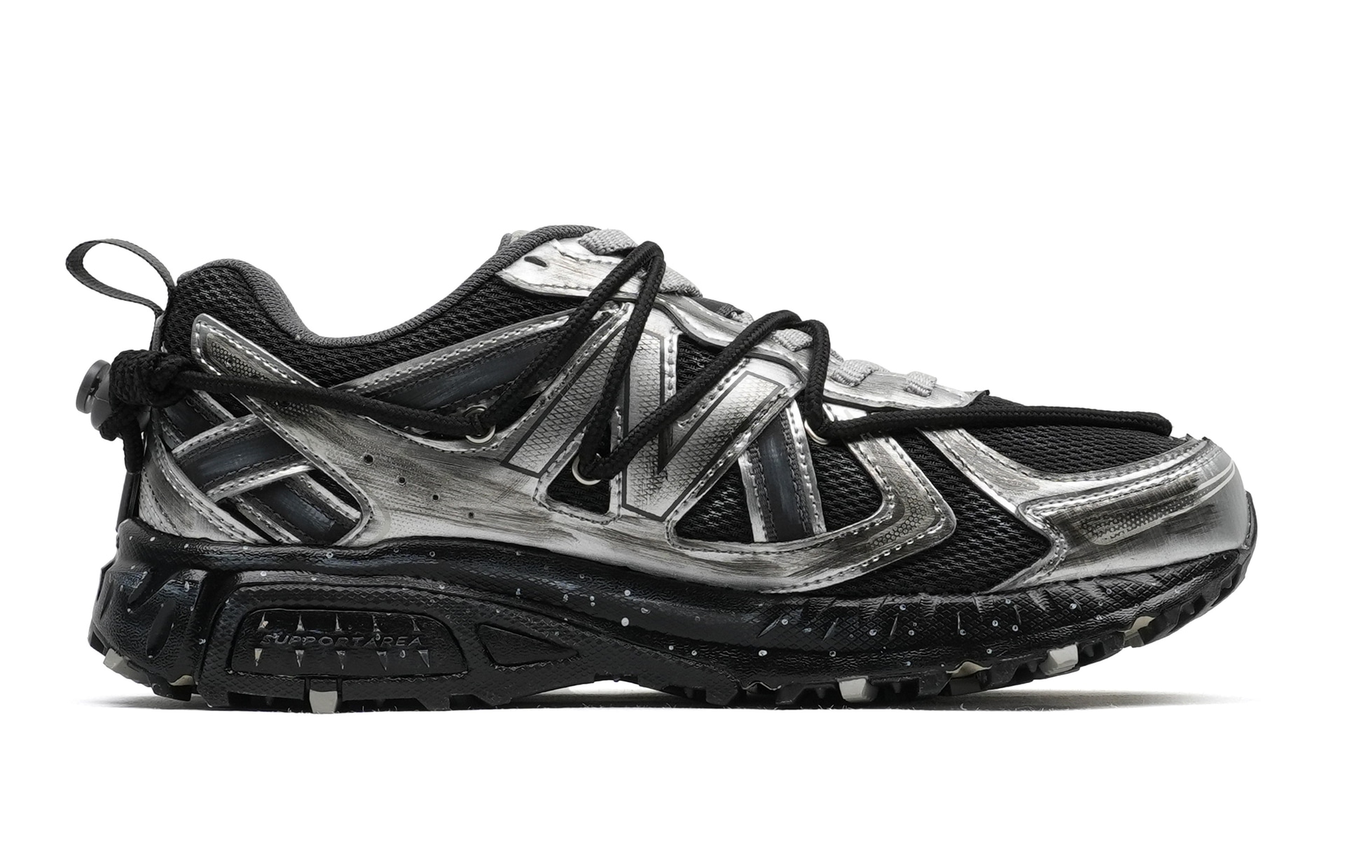 New Balance 410 Black Silver — фото 1