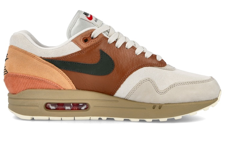 Nike Air Max 1 Grey Brown — фото 1
