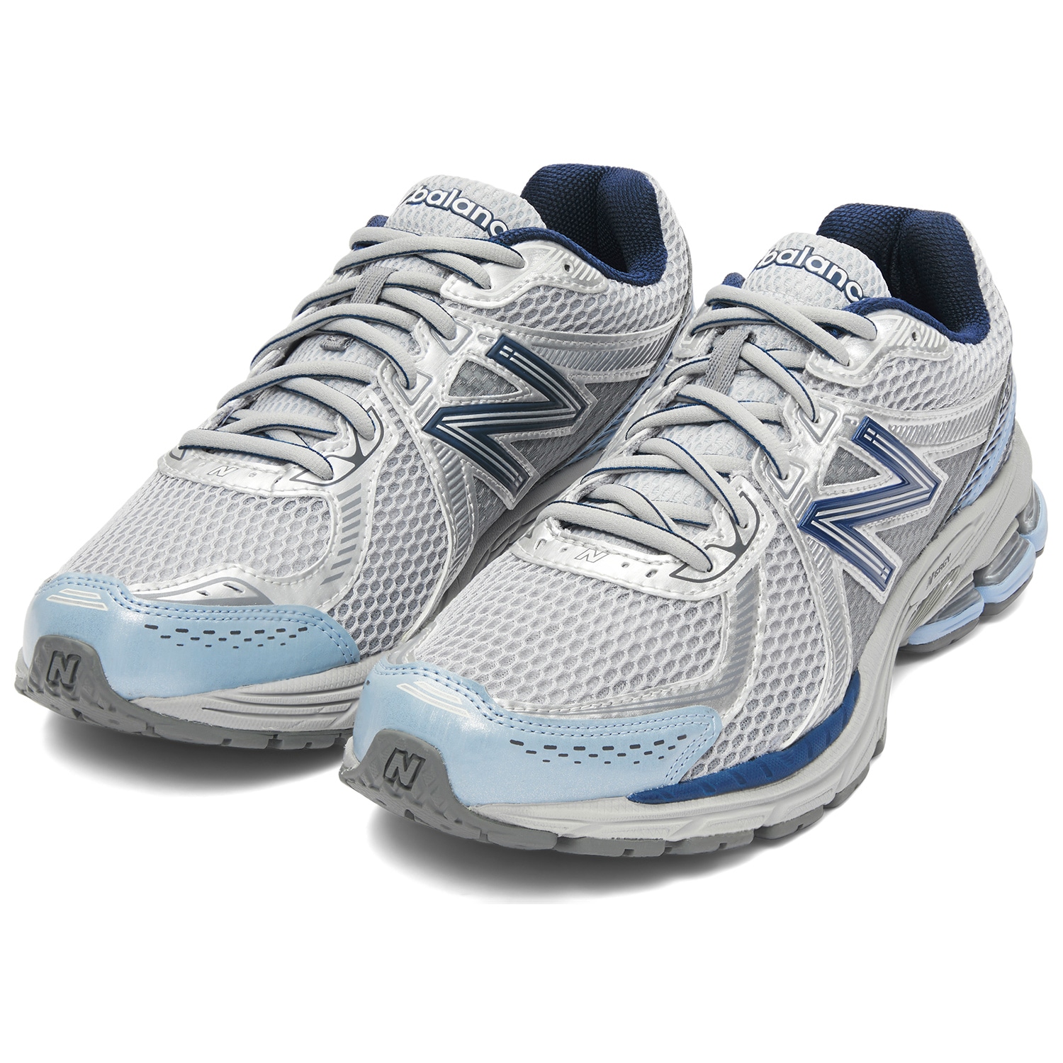 New Balance 860 v2 Silver Grey Blue — фото 2