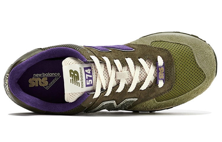 New Balance Sneakersnstuff x New Balance 574 Olive Green — фото 4