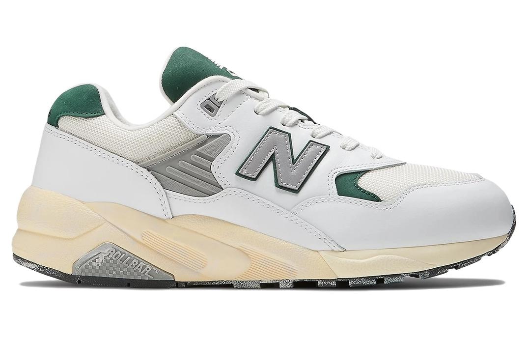 New Balance 580 White Green Yellow — фото 1