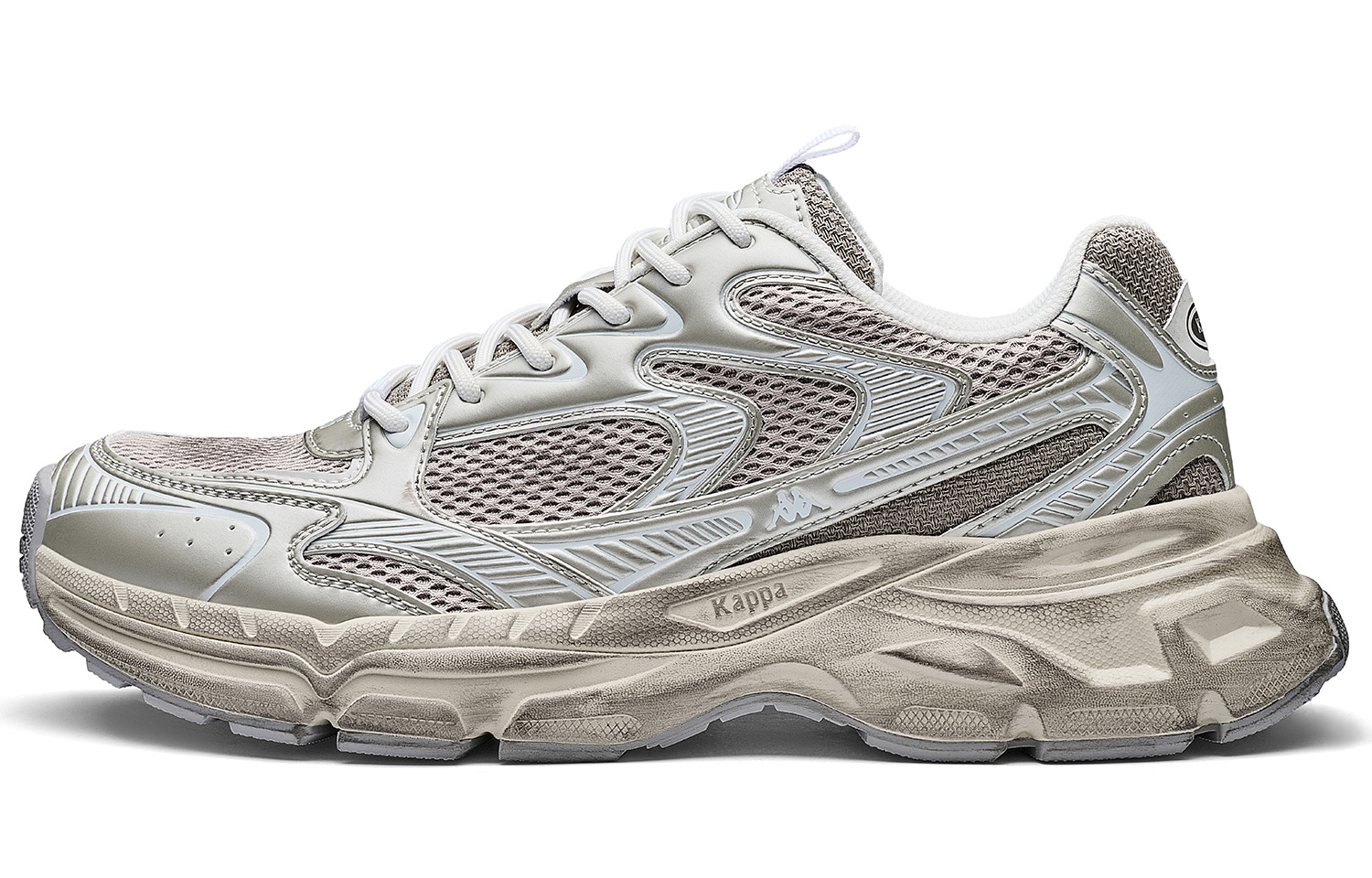 Kappa/卡帕 Kappa Classic Y2K Retro Grey