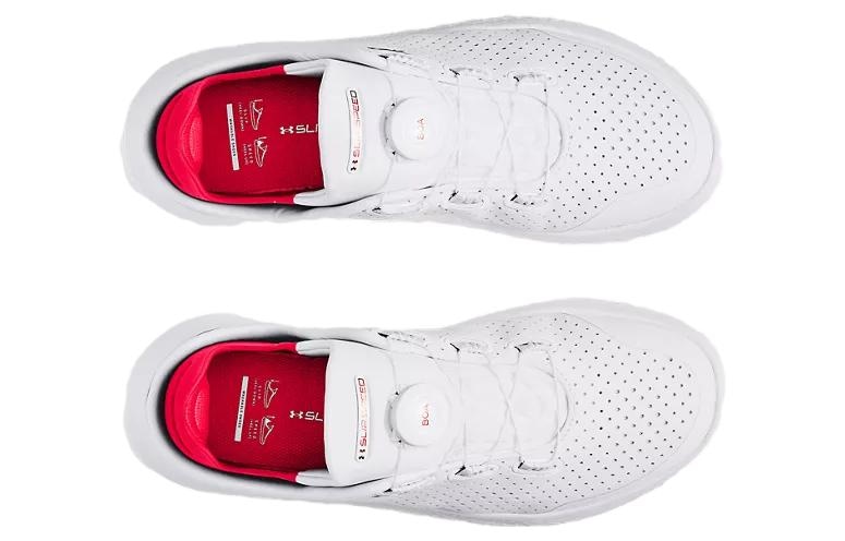 Under Armour Ua Flow Slipspeed White Red — фото 4