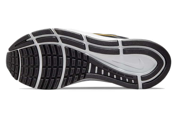 Nike Zoom Structure 24 Black Gold — фото 5