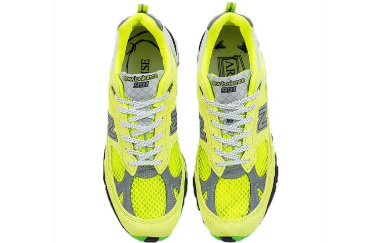 New Balance Aries x New Balance 991 Lemon Yellow — фото 2