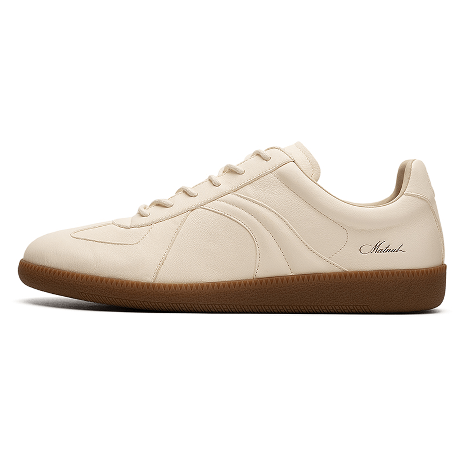 MATNUT Vintage Casual Leather Shoes White