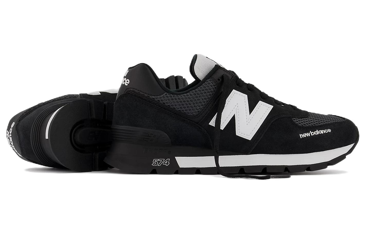 New Balance 574 Black White — фото 3