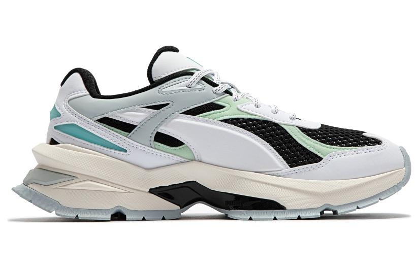 Puma Nano Odyssey White Black Green — фото 1
