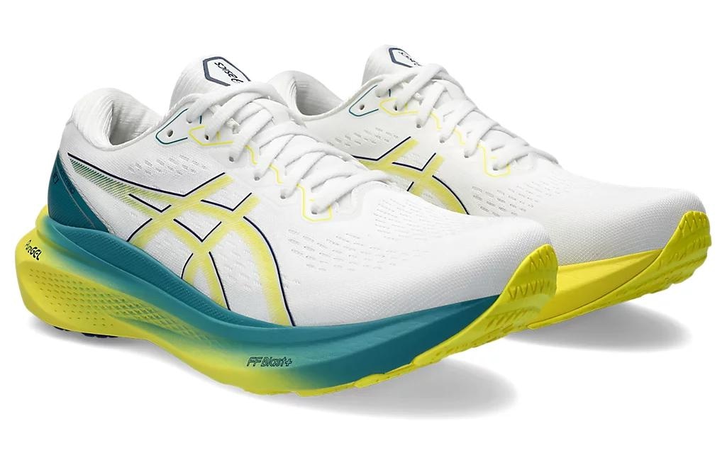 ASICS Gel-Kayano 30 White Yellow — фото 2