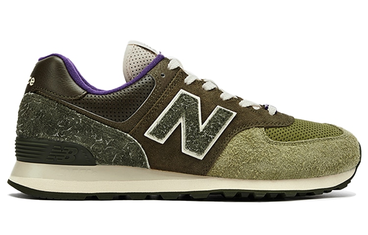 New Balance Sneakersnstuff x New Balance 574 Olive Green — фото 1