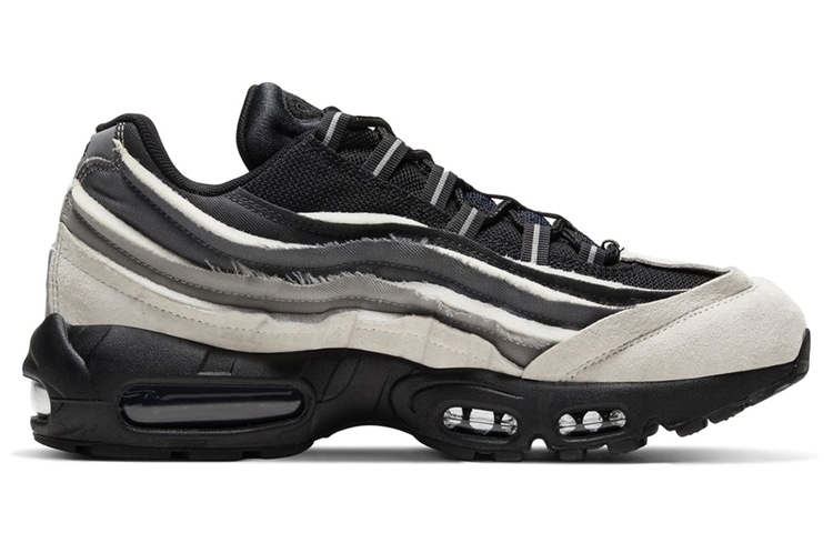 Nike CDG x Nike Air Max 95 Black White Grey — фото 1