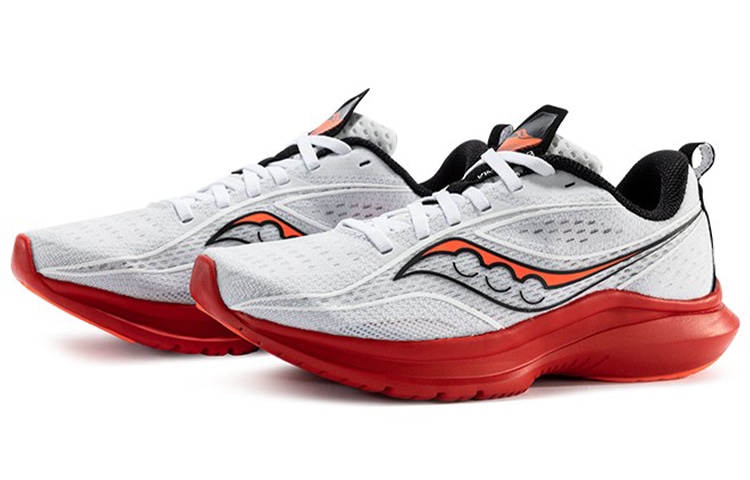 Saucony Kinvara 13 White Red — фото 2