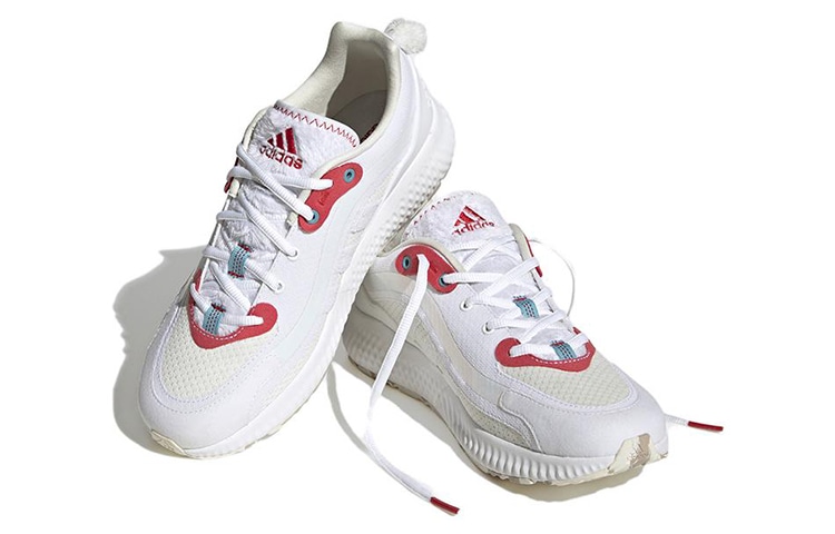 Adidas Jelly Bounce White Red — фото 1