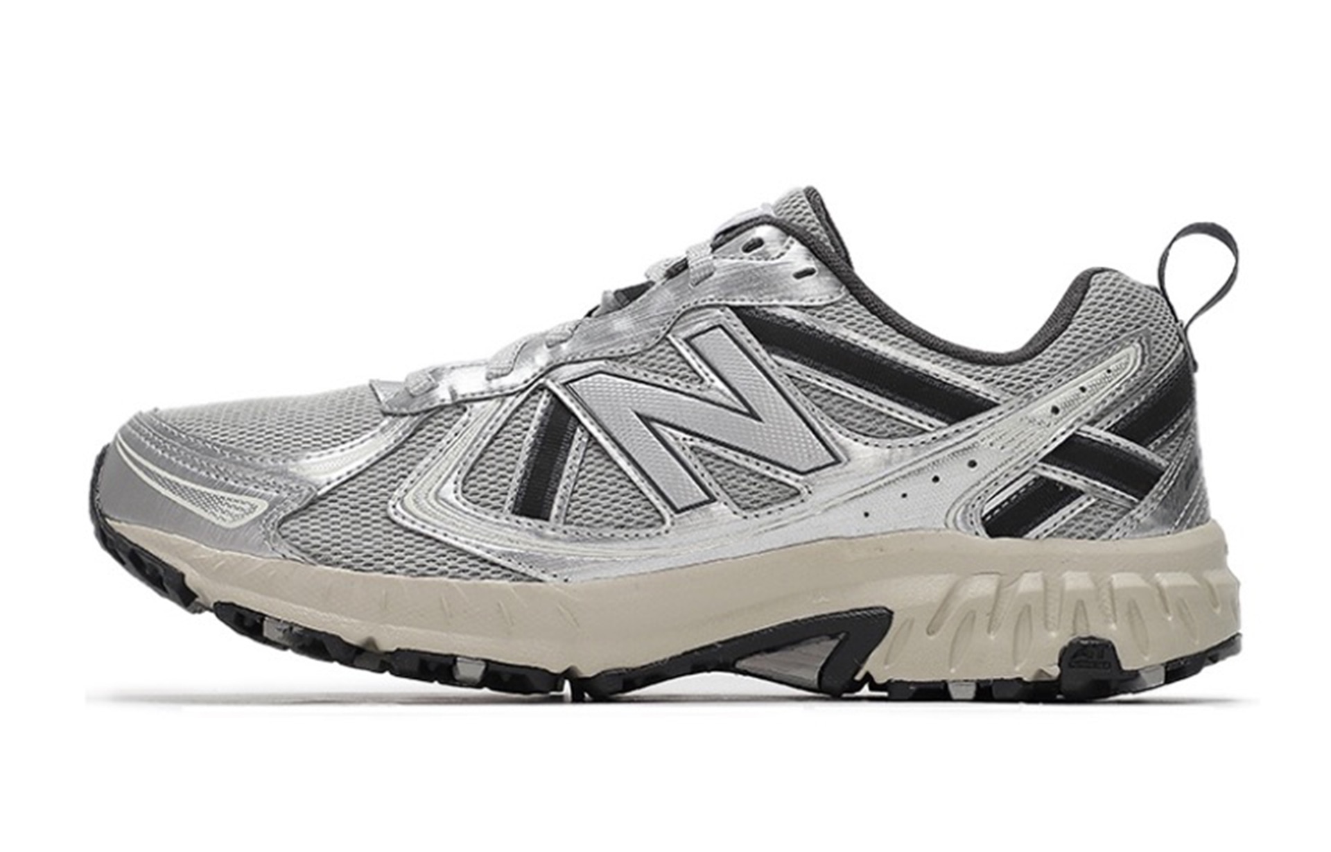 New Balance 410 Black Silver — фото 5