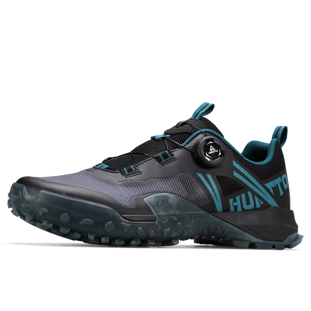 悍途 HUMTTO HUMTTO Outdoor Low Hiking Shoes Black Blue