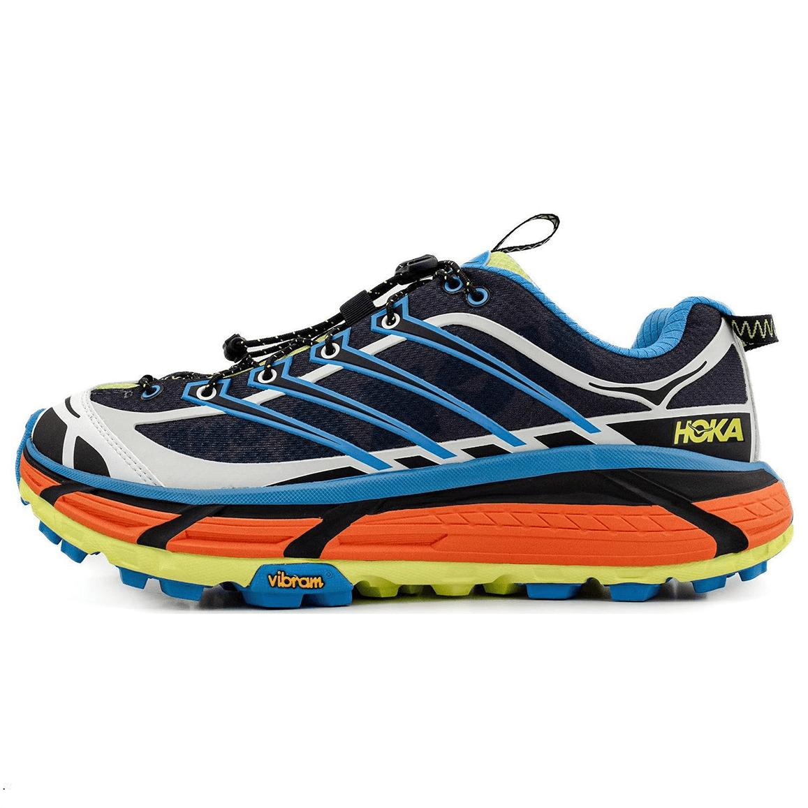 HOKA ONE ONE Mafate Three 2 Black Blue Orange