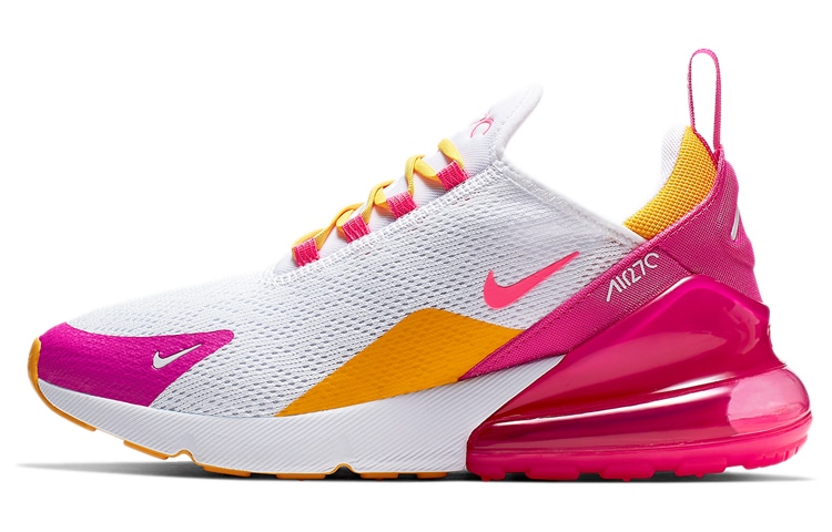 Nike Air Max 270 Yellow Pink White