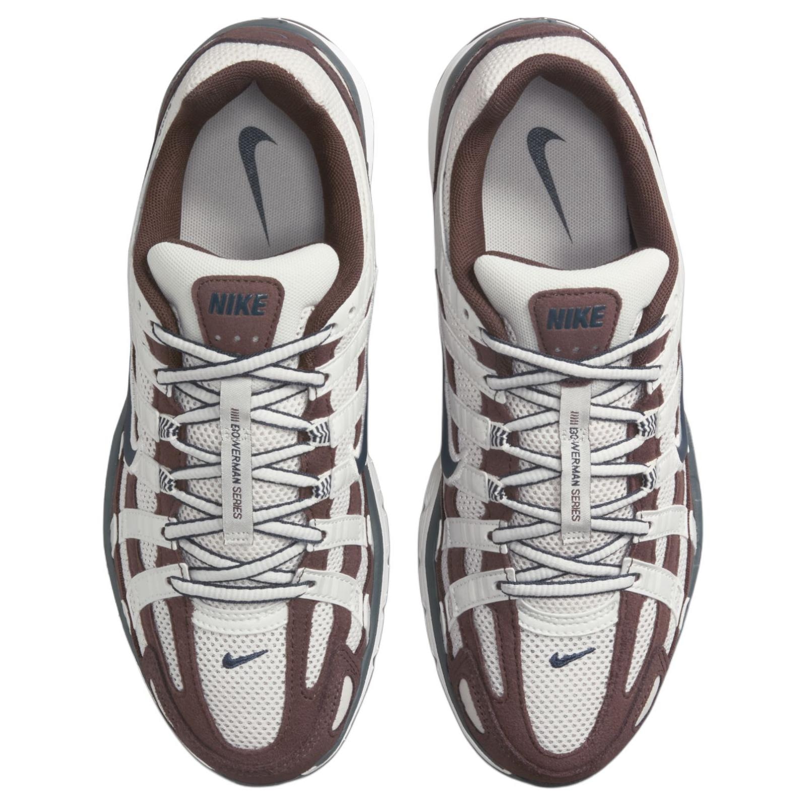Nike P-6000 Brown White — фото 4