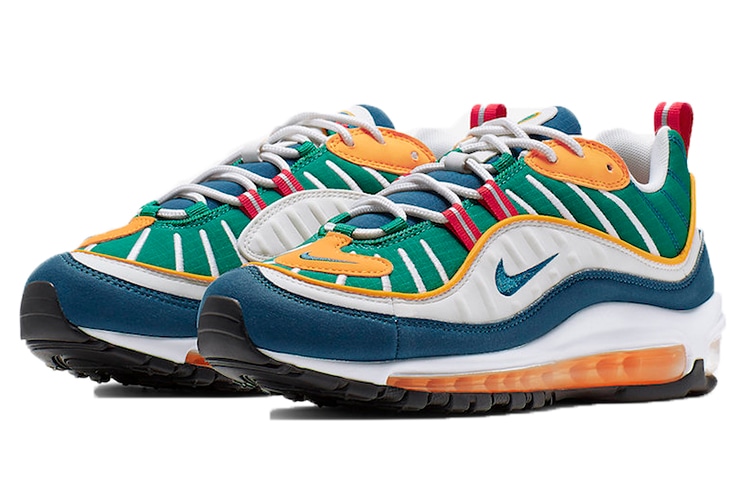 Nike Running Shoes Low Women's White Blue — фото 2
