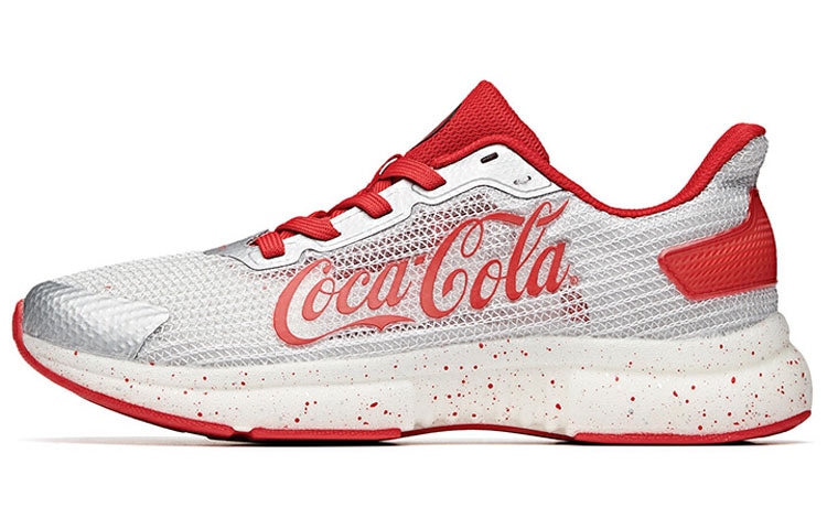 安踏 Coca Cola x Anta Bubble White Red
