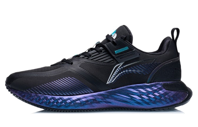 Li-Ning LiNing Cloud Running Shoes Black Blue