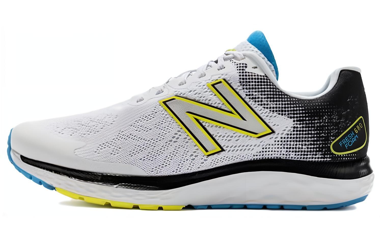 New Balance 608 White Black Yellow